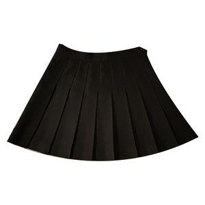 LOS ANGELES APPAREL TENNIS SKIRT BLACK SIZE MEDIUM - HIGH WAISTED WORN ONCE!